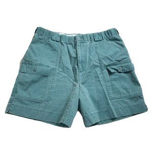 Nobby Clothes Shop Nantucket Island Washed Green Preppy Cotton Twill Shorts 40